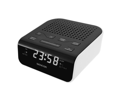 Radio i budzik Sencor RADIOBUDZIK SENCOR SRC 136 WH #